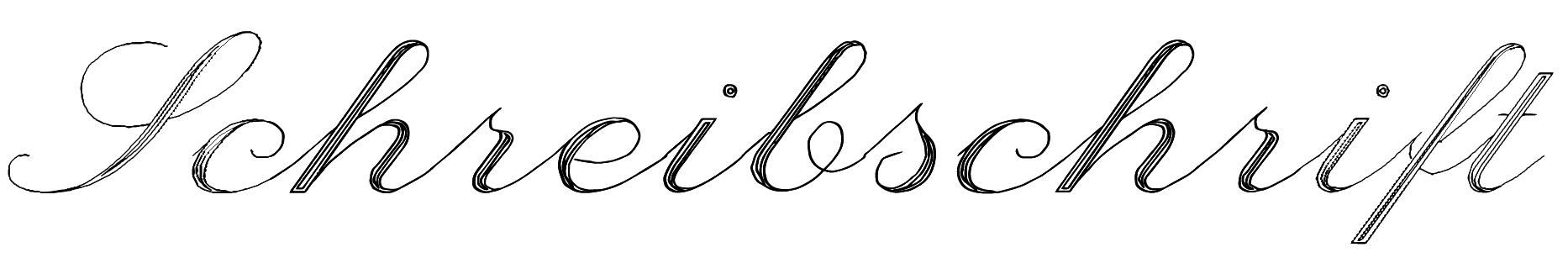 Cursive Font