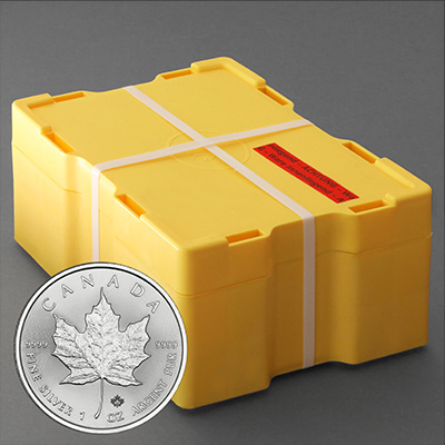 Silbermünze Maple Leaf, Masterbox, Monsterbox