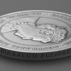 Ningaloo Eclipse, Silber, Randumschrift 