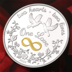 1oz Silbermünze "One Love"