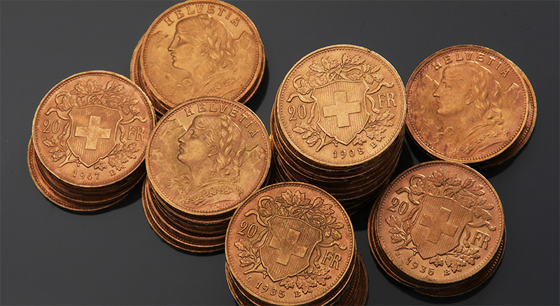 Goldmünzen 20 Franken Vreneli