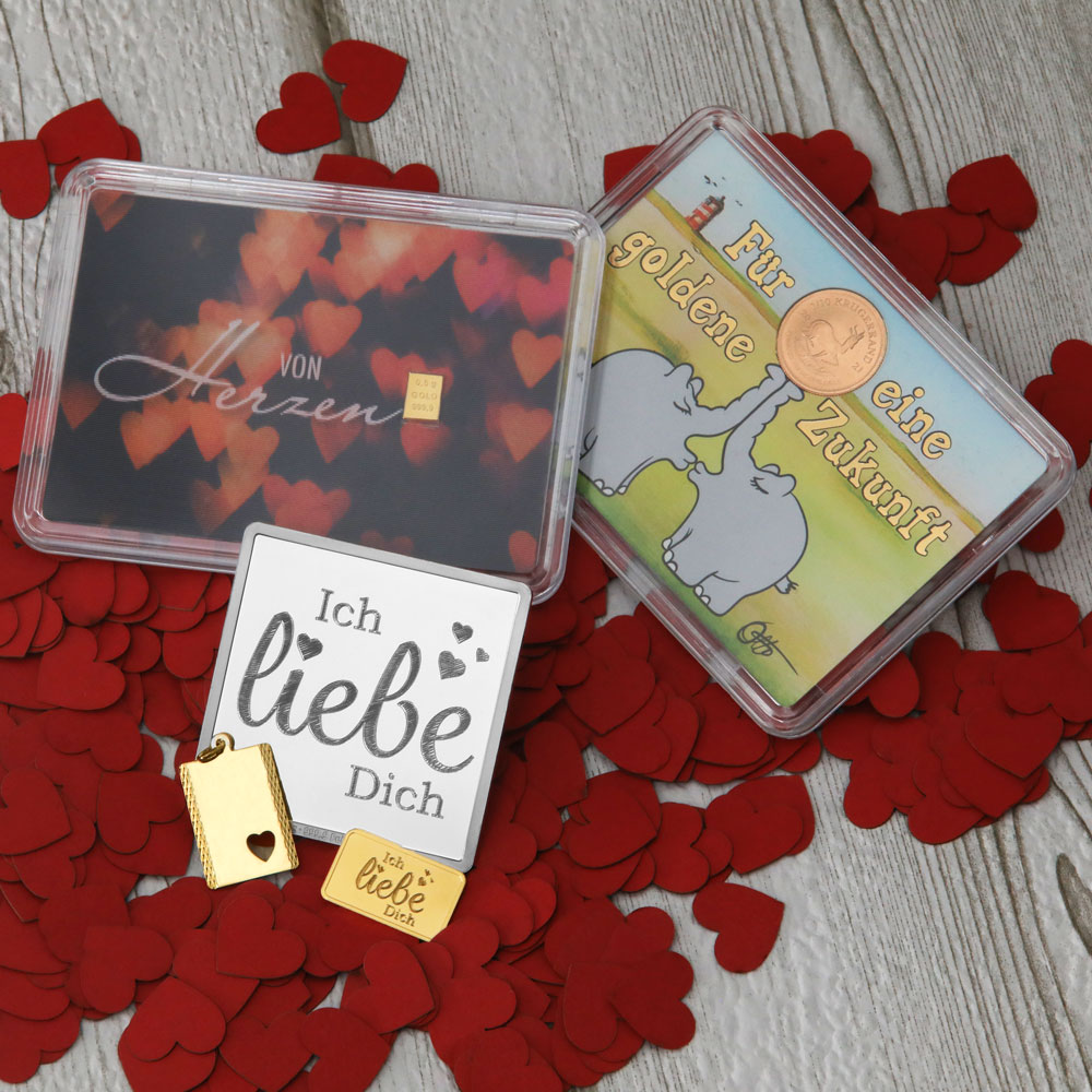 Hochzeitsgeschenke aus Gold und Silber