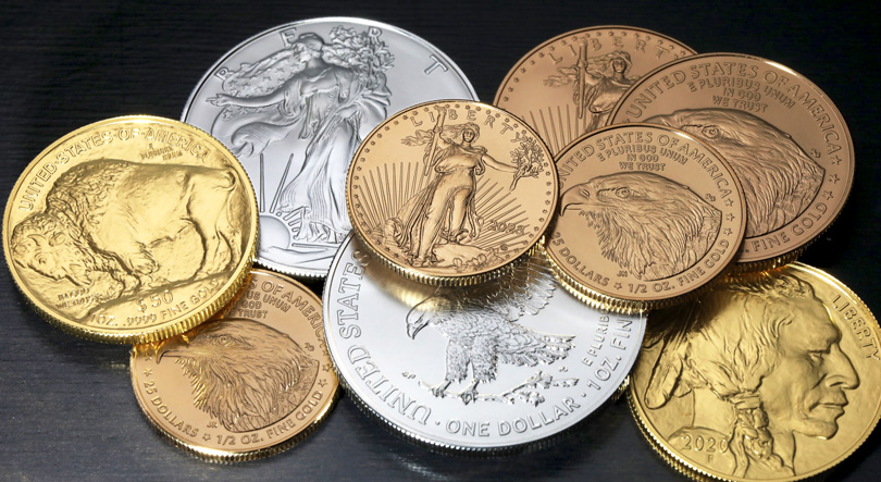 Münzen der United States Mint in Gold und Silber