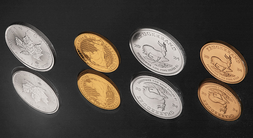 Anlagemünzen aus Gold und Silber