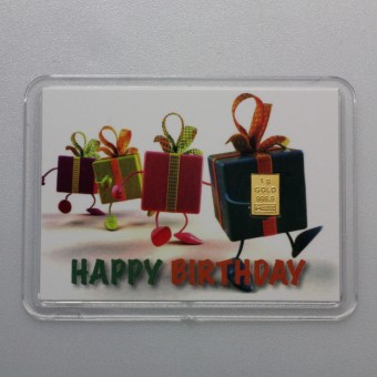 10x Motiveinleger "Happy Birthday" (Geschenke) 