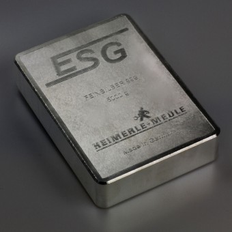 DIN-Silberbarren 5kg (999,9 Ag) ESG 