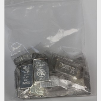 JUNK-Silberbarren 25x 50g Ag (Junk-Bag) 