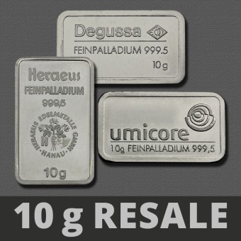 Palladiumbarren 10g "Resale" 