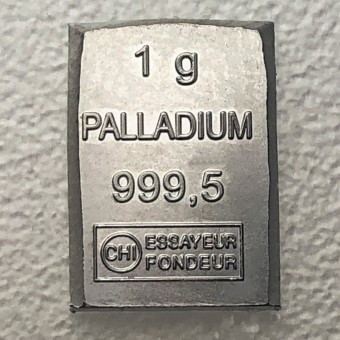 Palladiumbarren 1g CombiBar 