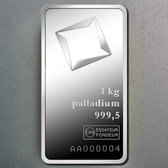 Palladiumbarren 1kg/1000g Valcambi (Pd) 