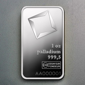 Palladiumbarren 1oz VALCAMBI (Pd) 