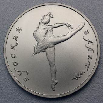 Palladiummünze 1/2oz "10 Rubel/Ballerina" (Russl.) 