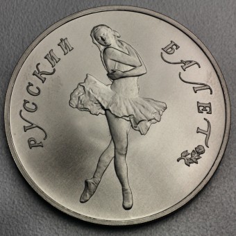 Palladiummünze 1oz "25 Rubel/Ballerina"(Russl.) 