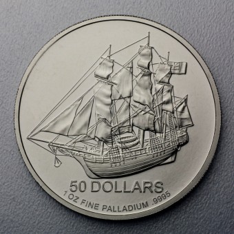 Palladiummünze 1oz "Cook Islands/Bounty" 