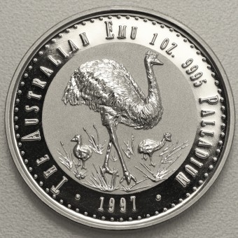 Palladiummünze 1oz "Emu 1997" (Australien) 