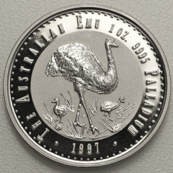Palladiummünze 1oz "Emu" 1997 (Australien)
