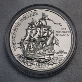 Palladiummünze 1oz "Sea Venture" (Bermuda) 