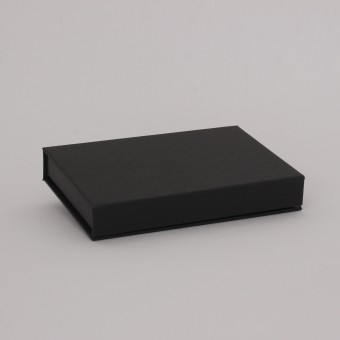 Geschenk-Karton mit Magnet "Edelschwarz" 2er Box 