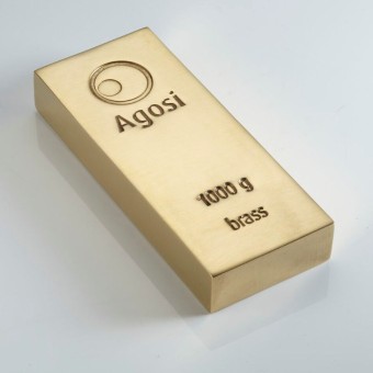 Messingbarren 1kg Buntmetall (CuZn) verschiedene Hersteller (Resale)