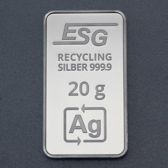 Recycling Silberbarren 20g ESG 