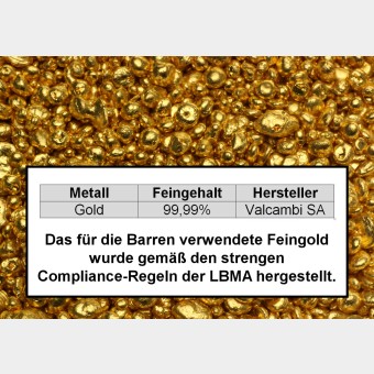 Zertifikat für "CombiBar" Gold (neutral/LBBW) A8 
