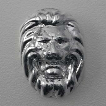 Silber 3-D Barren "Löwenkopf" 1oz, gegossen 
