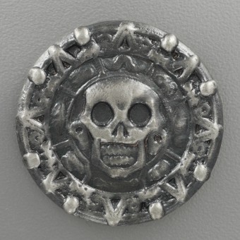 Silber 3-D Barren "Plata Muerta" 100g, Patina 