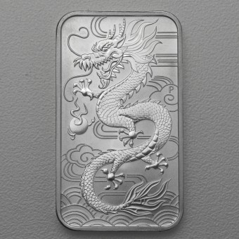 Silber Münzbarren 1oz "Rectangular Dragon" 2018 (Australien)