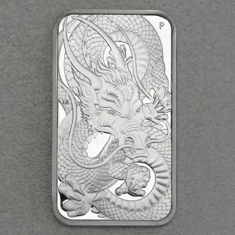 Silber Münzbarren 1oz "Rectangular Dragon" 2021 (PP) (Australien)