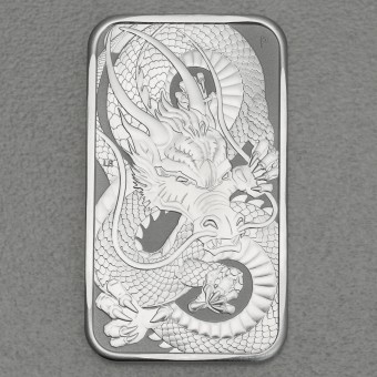 Silber Münzbarren 1oz "Rectangular Dragon" 2021 (Australien)
