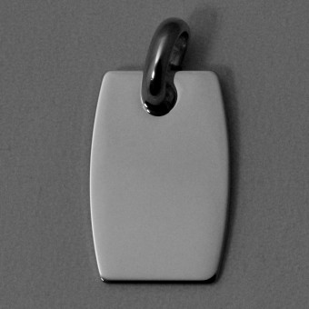 Silberanhänger 925er "Fass-Optik" gravierbar (Sterling)