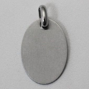 Silberanhänger 925er "Oval" gravierbar (Sterling) 