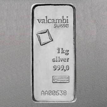 Silberbarren 1kg/1000g Valcambi (999) 
