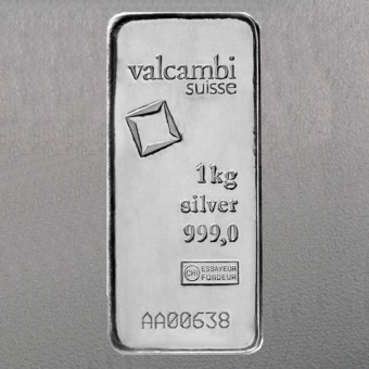 Silberbarren 1kg/1000g VALCAMBI (999) 