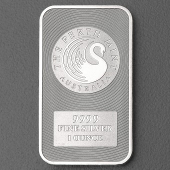 Silberbarren 1oz "Känguru-Motiv" Perth Mint 