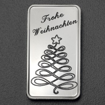 Silberbarren 1oz "Weihnachtsbaum" ESG 