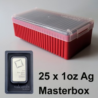 Silberbarren (25x 1oz) VALCAMBI/Masterbox 