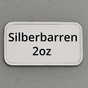 Silberbarren 2oz (Resale) 
