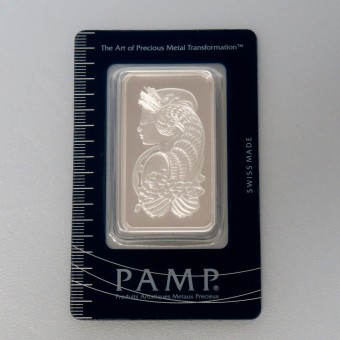 Silberbarren 50g "Fortuna" PAMP 