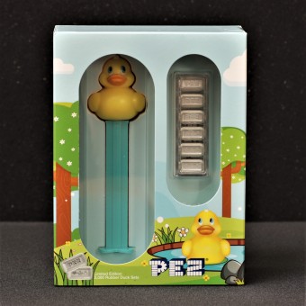 Silberbarren 6 x 5g "PEZ-Spender Rubber Duck" PAMP 