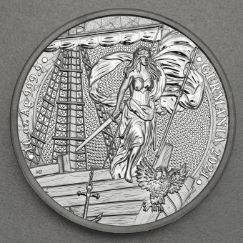 Silbermedaille 10oz "Germania" 2021 (Polen)