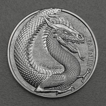 Silbermedaille 1oz "Fafnir Beast" 2020 Germania Beasts Serie