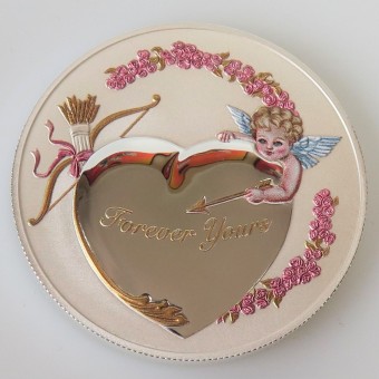 Silbermedaille 1oz "Forever Yours" PAMP 