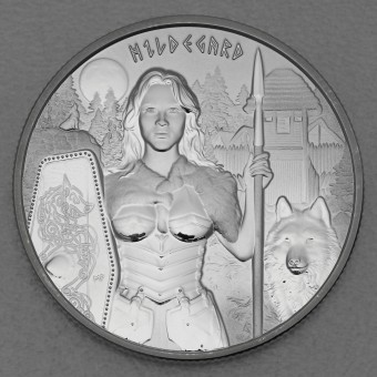 Silbermedaille 1oz "Hildegard" 2022 Valkyries (Polen)