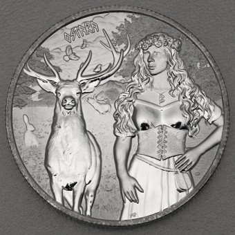 Silbermedaille 1oz "Ostara" 2023 Valkyries (Polen)