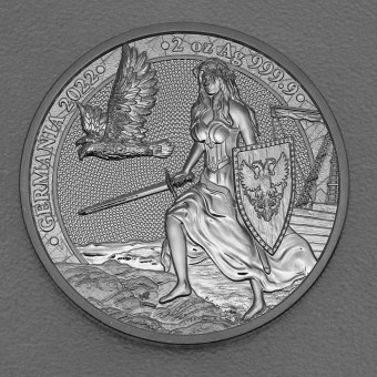 Silbermedaille 2oz "Germania" 2022 (Polen)