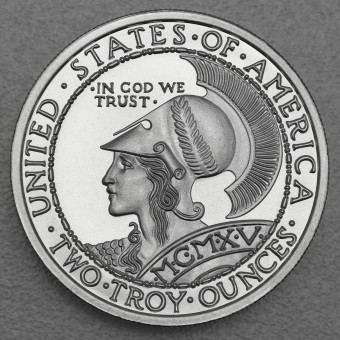 Silbermedaille 2oz "Panama-Pacific Exposition" 