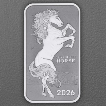 Silbermünzbarren 1oz "Rectangular Horse" 2026 (Australien)