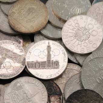 Silbermünze 100 x 100 Schilling 1974-1979 Diverse Investmentpaket (Österreich)