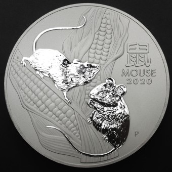 Silbermünze 10kg "Maus" 2020 Lunar III – Year of the Mouse (Australien)